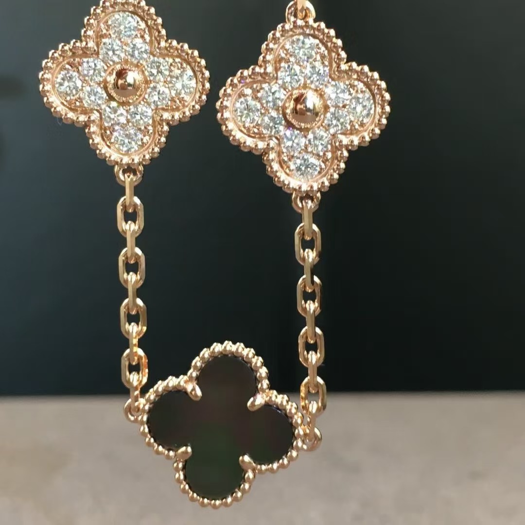 Van Cleef Arpels Vintage Alhambra браслет из 5 мотивов